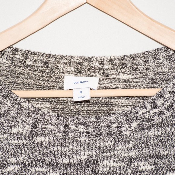 Old Navy Black Marled Sweater - Picture 2 of 3